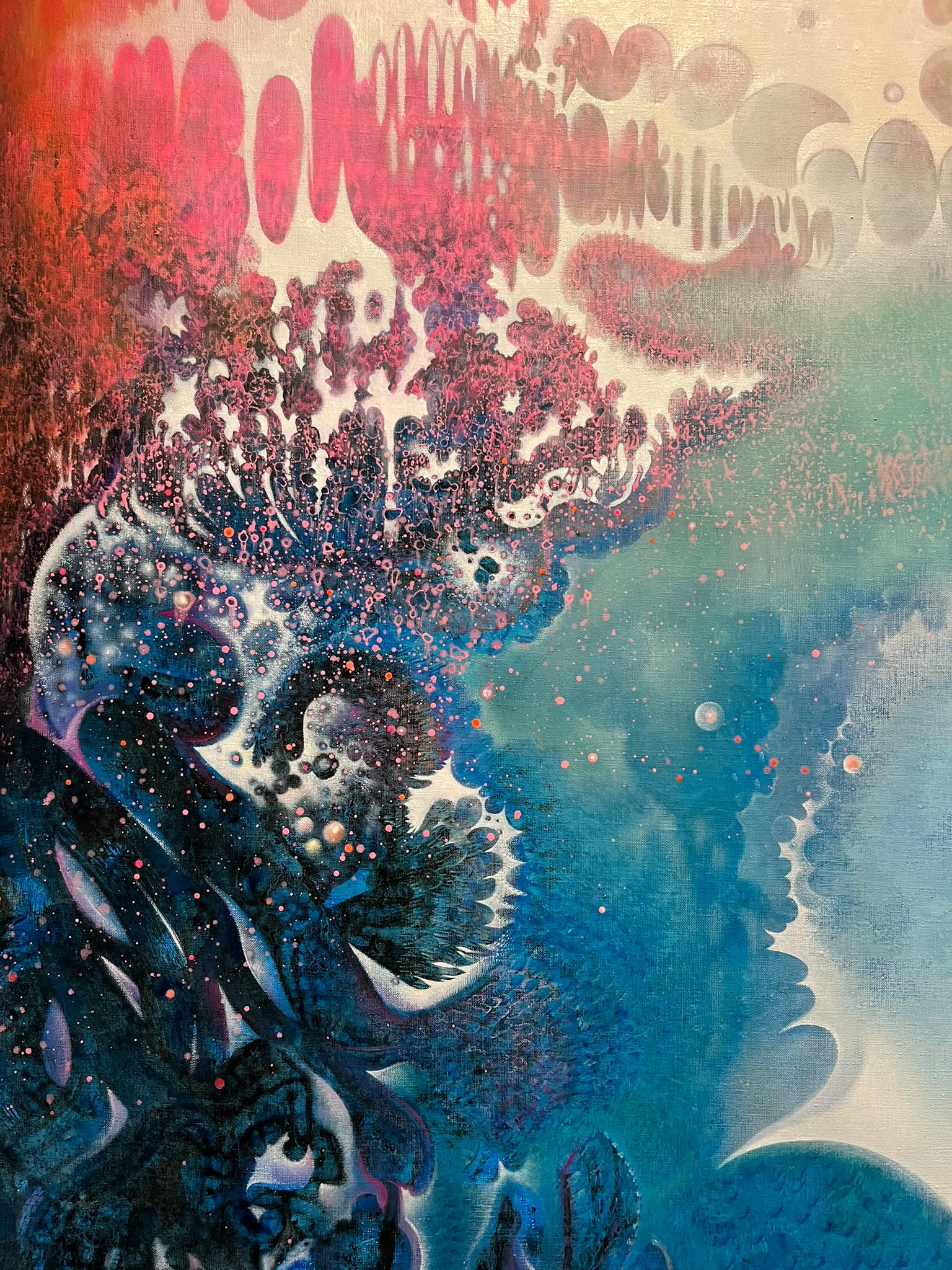Okem velryby (detail) / Through a Whale's Eye (detail), 2025, 40 × 75 cm